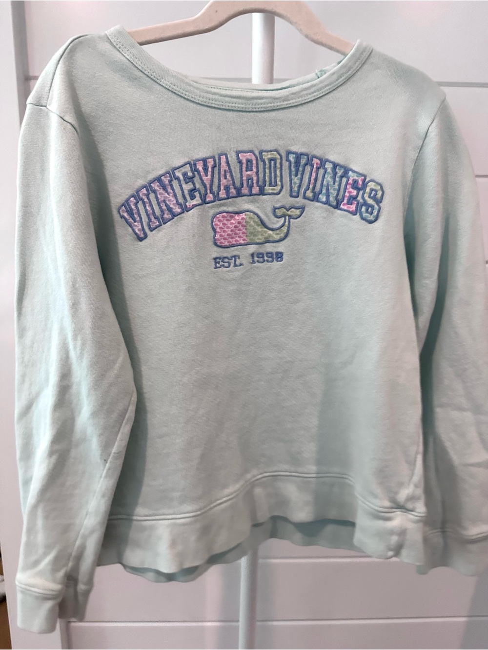 Vineyard Vines Girl’s Seafoam Pullover Sweatshirt